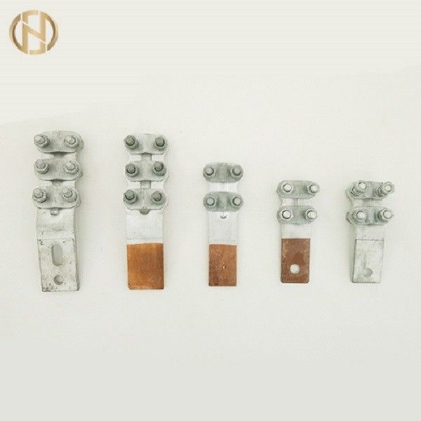 Aksesori Tiang Jenis Baut Tembaga Aluminium Transisi Terminal Clamp