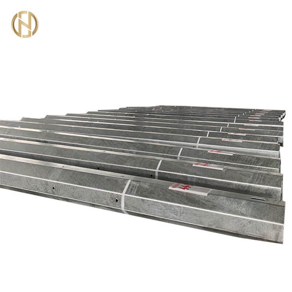 Tiang Utilitas Baja Listrik Dodecagon Hot Dip Galvanis 32m 110FT