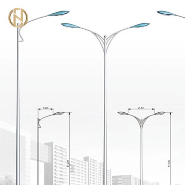 Tiang Segi Delapan Lampu Jalan Galvanis 30M Q345B AWS D1.1 Welding