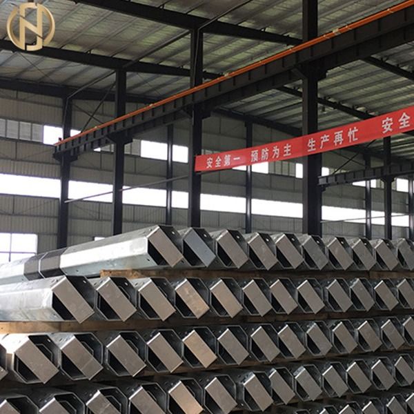 40M ASTM A633 Koneksi Flange Tiang Telekomunikasi Tiang