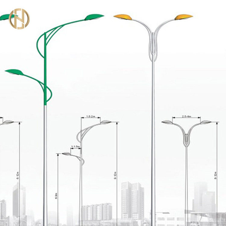 Tiang Lampu Jalan Galvanis GR65 6 Meter Hot Dip