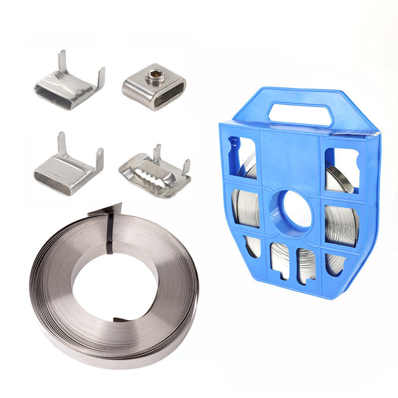 Gesper Listrik Tali Banding Stainless Steel yang Dapat Disesuaikan