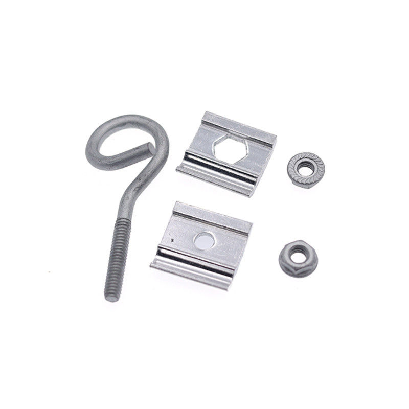 Kelengkapan Tenaga Listrik Suspensi Span Clamp Splint Hook Bracket Kabel Optik