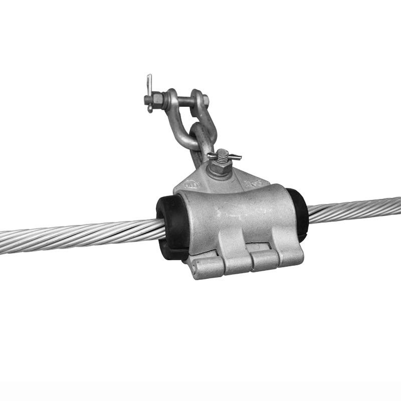 Kabel Fiber ADSS Suspension Clamp Optic Aluminium Alloy Cable