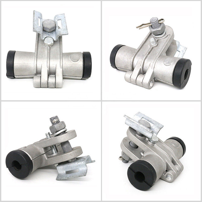 Kabel Fiber ADSS Suspension Clamp Optic Aluminium Alloy Cable