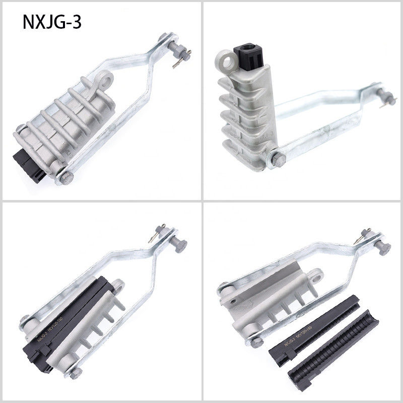 Wedge Strain Clamps Untuk Isolasi Kabel Overhead Line Tension Anchoring