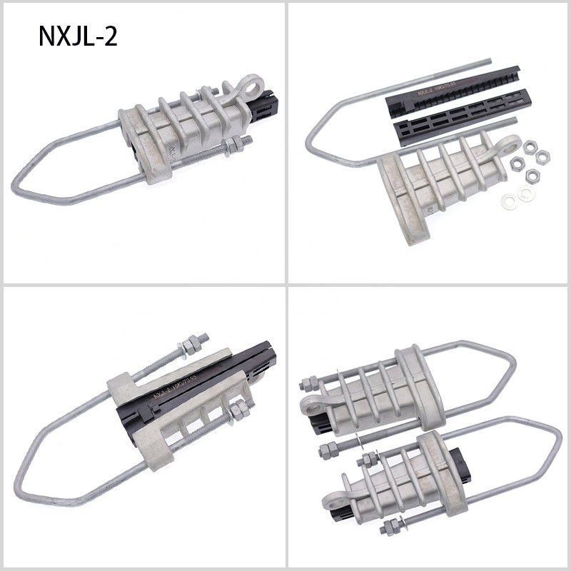 Wedge Strain Clamps Untuk Isolasi Kabel Overhead Line Tension Anchoring