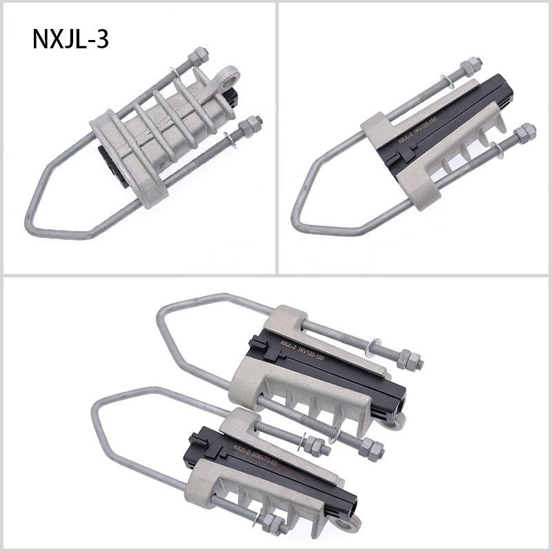 Wedge Strain Clamps Untuk Isolasi Kabel Overhead Line Tension Anchoring