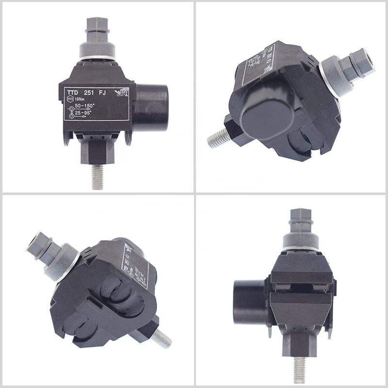TTD Series Electrical Piercing Clamp Cable Konektor Isolasi Tahan Api