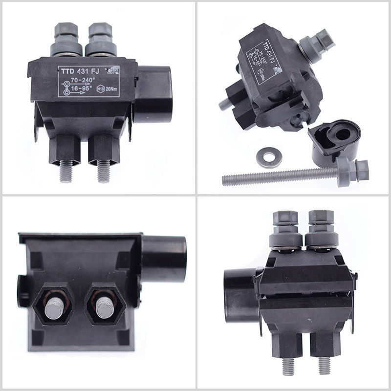 TTD Series Electrical Piercing Clamp Cable Konektor Isolasi Tahan Api