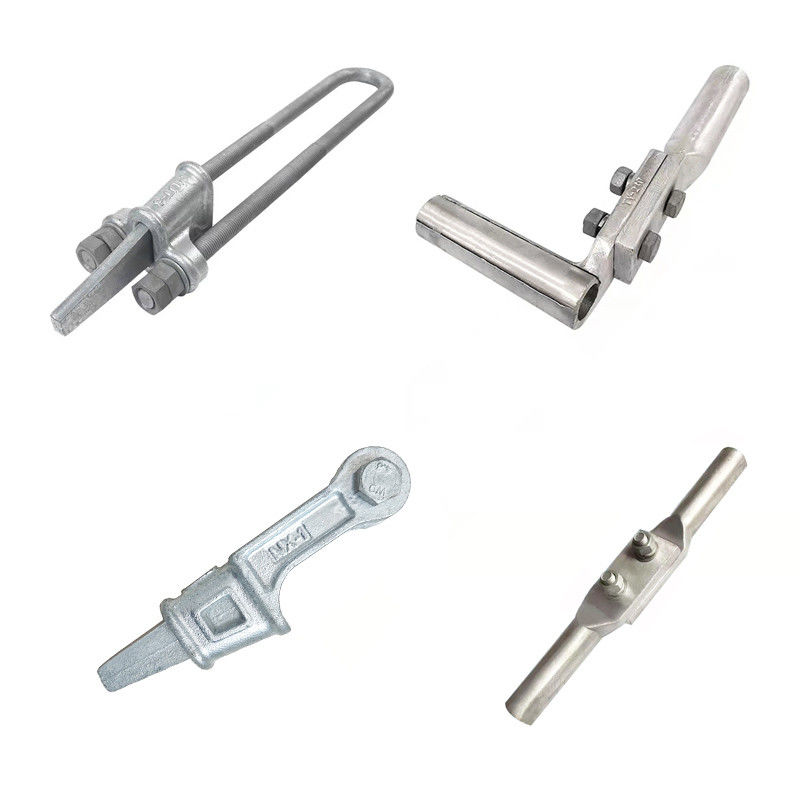 NUT Adjustable Wedge Pulling Line Strain Clamp Compression Cable Konduktor