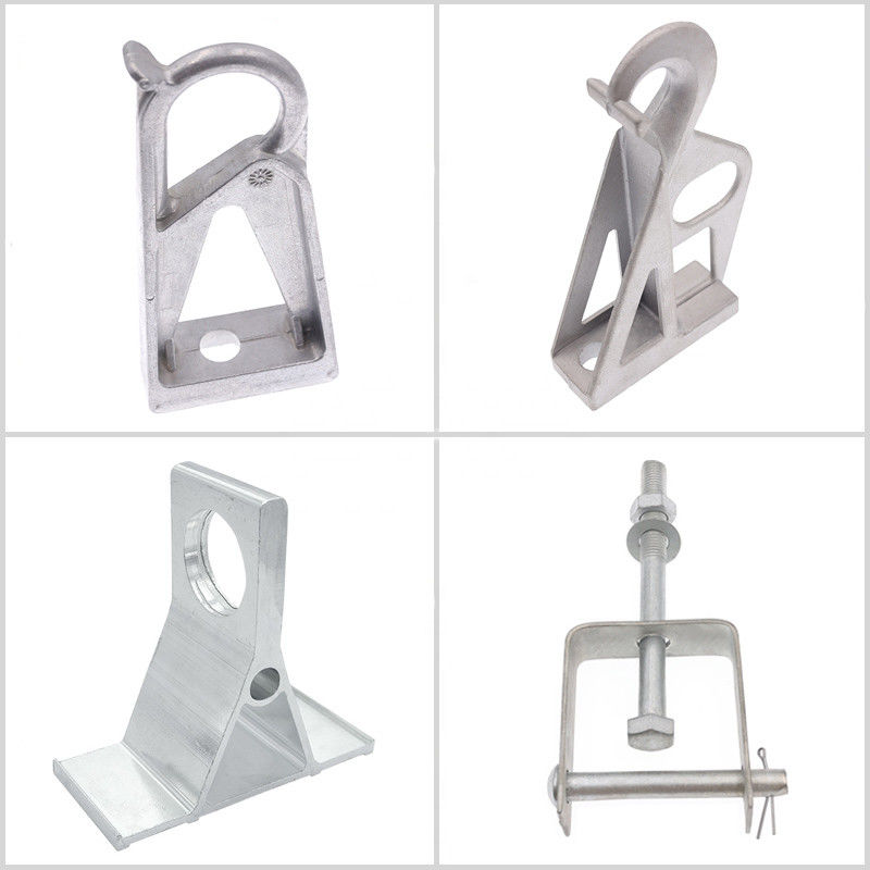 Steel Iron Anchoring Universal Pole Bracket Optical Aluminium Alloy Mounting