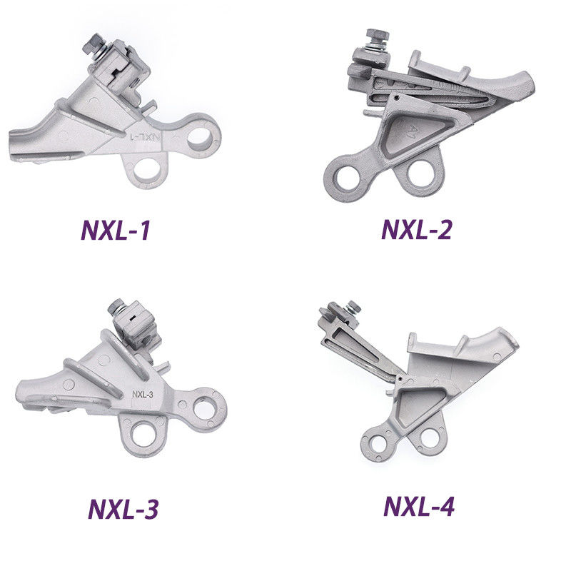 Jenis Wedge Over Tension Resistant Clamp Alloy Aluminium Strain