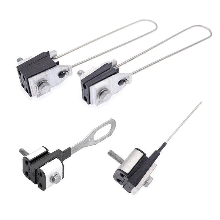 Metal Isolasi Dead End Clamp Aluminium Wire Anchoring Wedge Tension Cable