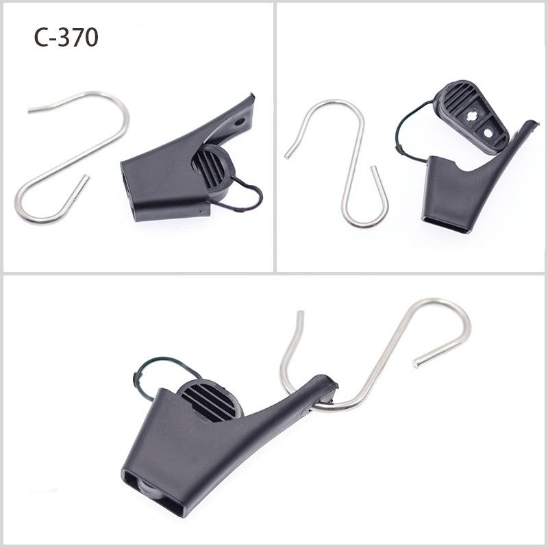 ADSS FTTH Type Anchor Drop Wire Clamp Untuk Ketegangan Kabel Serat Optik