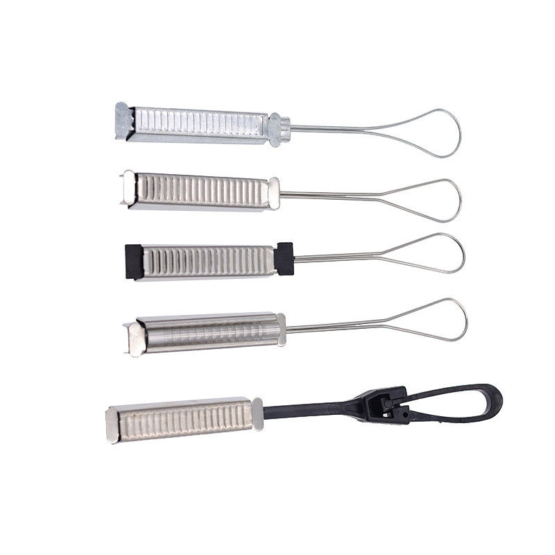 ODWAC Series FTTH Cable Suspension Clamp Ketegangan Kawat Baja Stainless