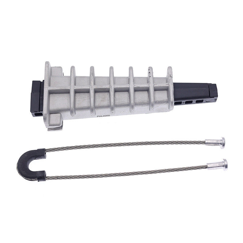 Kabel Logam Kekuatan Tinggi Optic Tension Clamp Dead End Anchoring Wedge Clamp Fiber