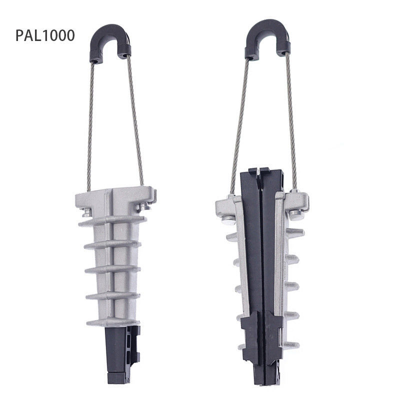 Kabel Logam Kekuatan Tinggi Optic Tension Clamp Dead End Anchoring Wedge Clamp Fiber