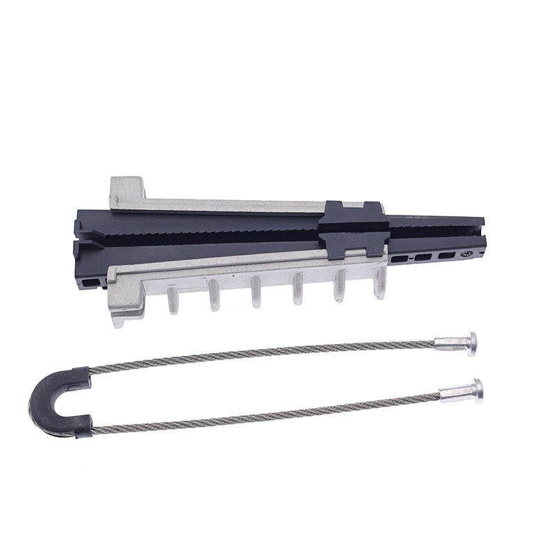 Kabel Logam Kekuatan Tinggi Optic Tension Clamp Dead End Anchoring Wedge Clamp Fiber