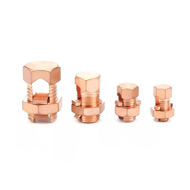 Impor Kabel Konektor Baut Tembaga Clamp Power Line Link Fitting