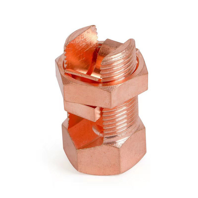 Impor Kabel Konektor Baut Tembaga Clamp Power Line Link Fitting