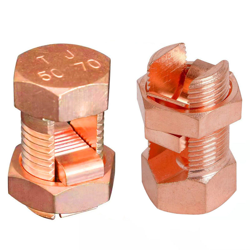 Impor Kabel Konektor Baut Tembaga Clamp Power Line Link Fitting